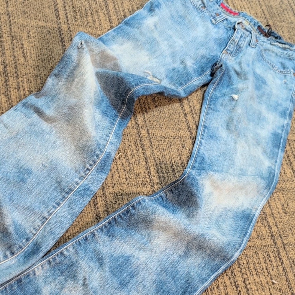 AG Adriano Goldschmied Light Blue Flare Jeans